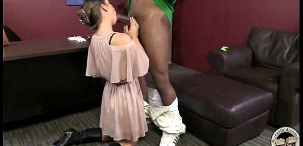  White Teen Girl Pounded By Big Black Meat 7